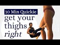 10 MIN INTENSE INNER &amp; OUTER THIGH TONING | Reduce Cellulite, No Squats