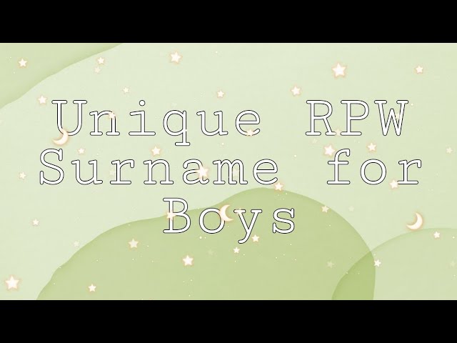 RPW ACRONYMS (READ THE DESCRIPTION BOX FOR MORE INFO)