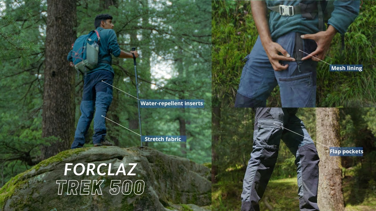 Womens Durable Mountain Trekking Trousers Bottoms Pants - Mt500 Forclaz |  eBay