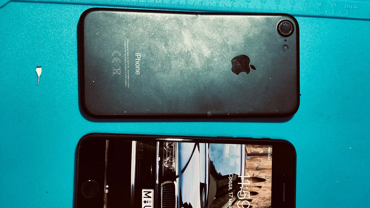 Замена корпуса iPhone 7 - YouTube