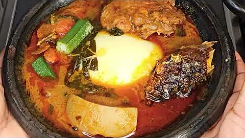 AUTHENTIC GHANA PALM NUT SOUP / How To Make Palm nut Soup