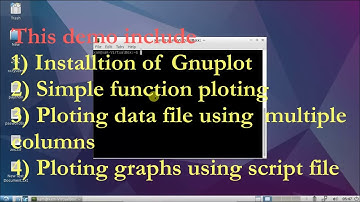 gnuplot Installation and graph plotting tutorial on ( Linux / Ubuntu)
