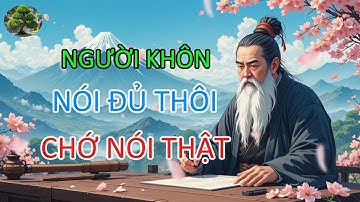 CỔ NHÂN DẠY   NGƯỜI KHÔN KHÔNG BAO GIỜ NÓI THẬT   CHỈ NÓI NHỮNG ĐIỀU CẦN NÓI