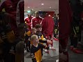 The look on these mascot’s faces meeting their heroes 😌❤️