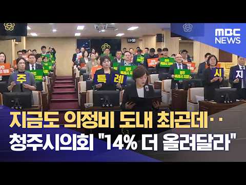 Cheongju City Council Demands 14% Raise in Allowances… Other Cities and Counties Remain 'Quiet' (...