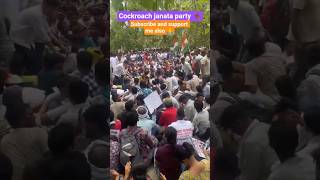 Cockroach janata party @SPPU #lucknow #abhijitdipke #cockroachjantaparty #sppucjp #cjp#aajtak#yt