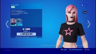 Buying The Haze Skin In The Item Shop