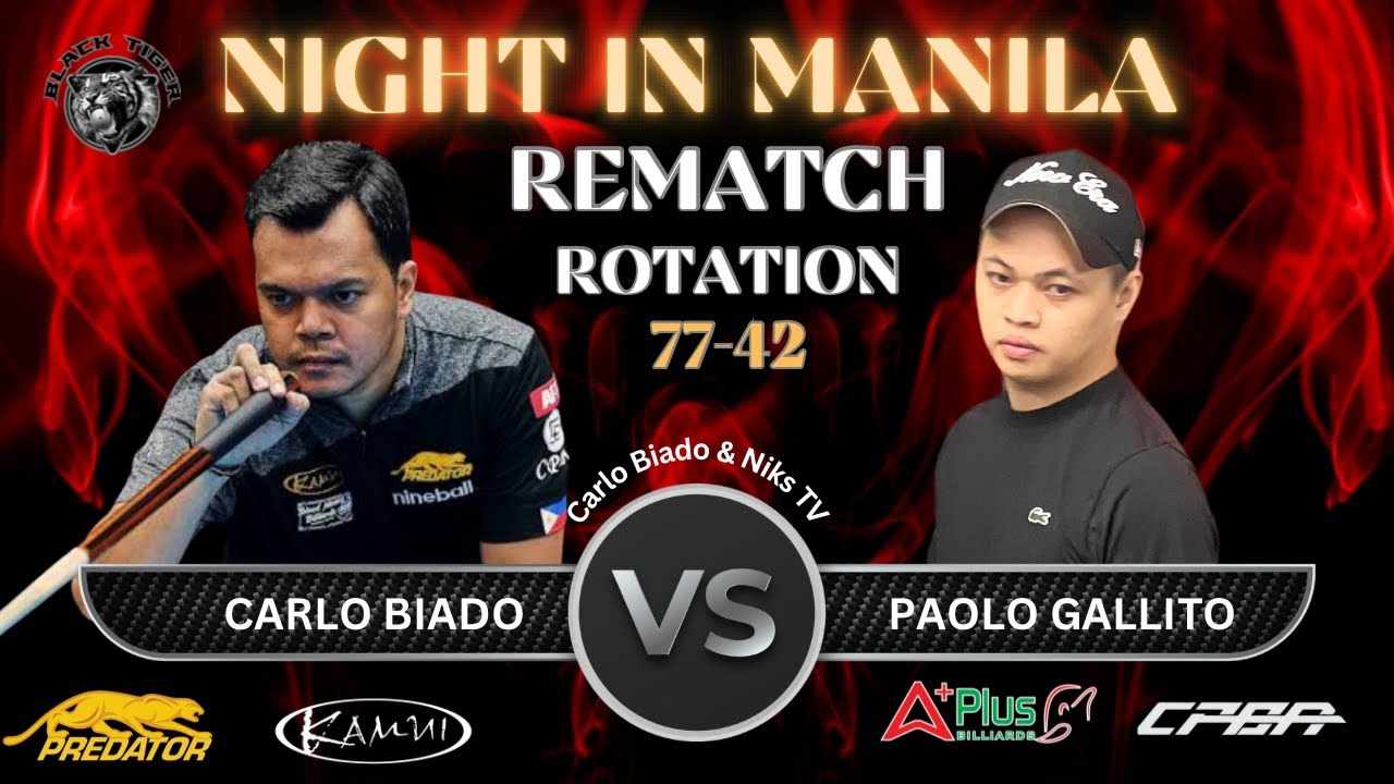 REMATCH PART 2🔹CarlO Biado VS Paolo Gallito 🔹Rotation 🔹 Race 11 - YouTube