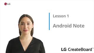 LG 智慧電子白板：第 4 篇 -  Android Note 功能導覽｜LG
