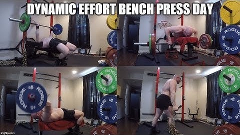 7-12-2019 Orc Mode Training -  Dynamic Effort Chain Bench Press & Accessories