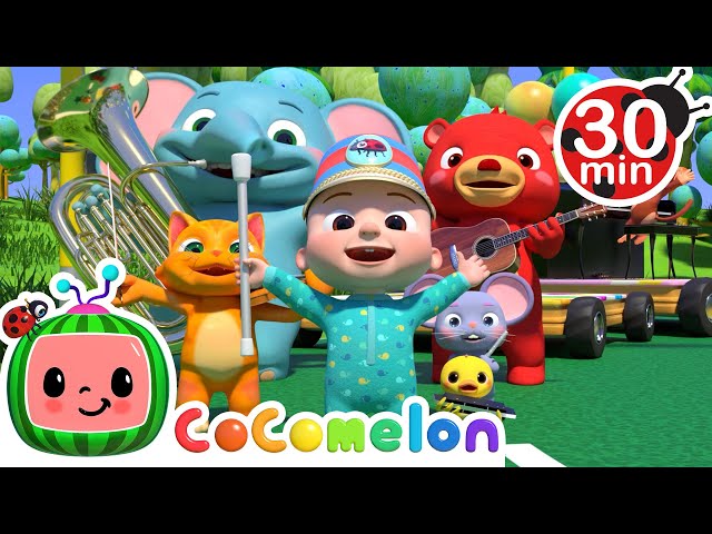 Musical Instruments Song and More! | CoComelon Furry Friends | Animals for Kids class=