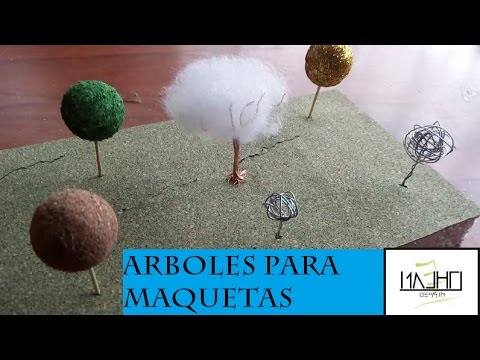 HAZ ARBOLES PARA MAQUETA | ARQUITECTURA| TRAZOSDEENSUEÑO