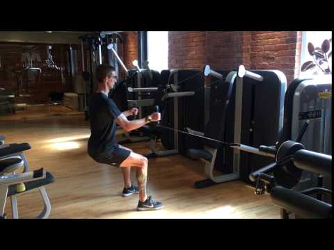 Kinesis Seated Row (on chest machine)