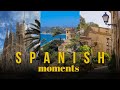 SPANISH MOMENTS (triptych): Barcelona, Lloret de Mar, Tossa de Mar