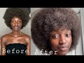 Slay Any Afro Wig| Afro Wig Transformation, Natural Hair Tutorial