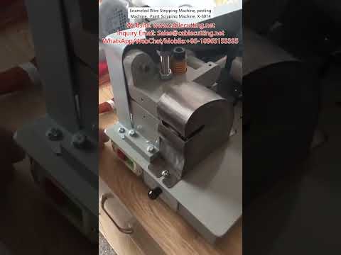Enameled Wire Stripping Machine - Automatic Paint Scraping & Peeling Machine