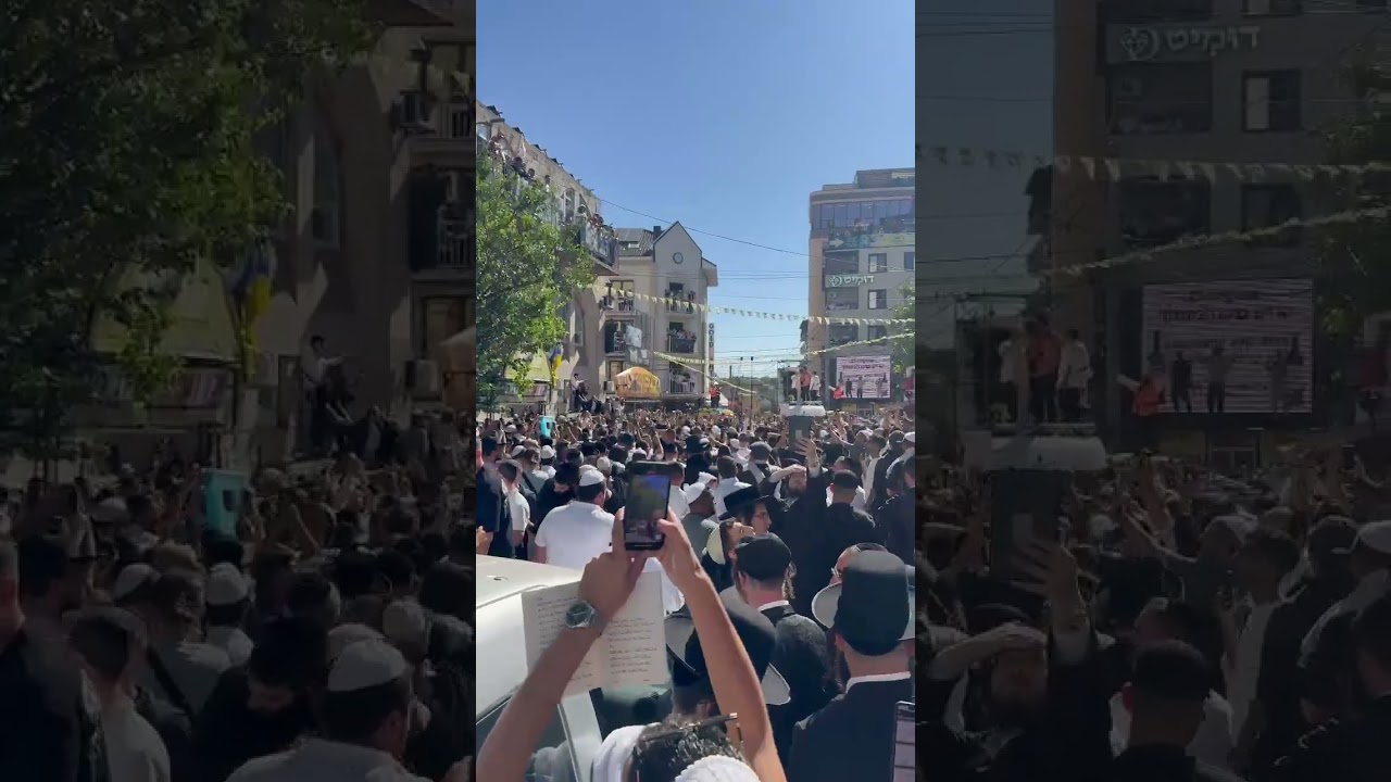 Thousand at Tikkon Haklali Erev Rosh Hashanah in Uman 2025 תיקון הכללי העולמי – ערב ראש השנה תשפ"ו