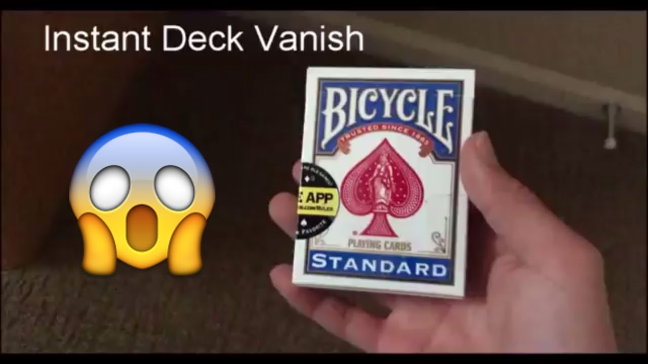 INSTANT DECK VANISH // MAGIC TRICK YouTube