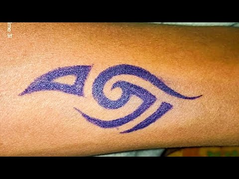 simple tribal tattoo designs for hand