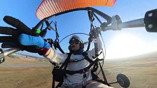 Learning to fly my paramotor trike. Dont worry Ill do an update video for you all on what that is.