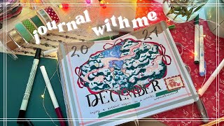 🎄CHRISTMAS JOURNAL SPREADS • snowy winter spreads for your december bullet journal🎄