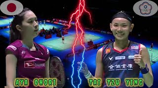 Badminton Tai Tzu Ying (TAIPEI) vs (JAPAN) Aya Ohori Womens Singles