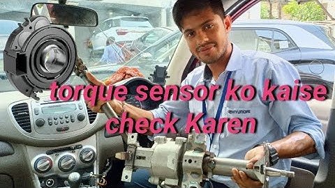 Hyundai i10 steering hard problem!! torque sensor kaise check karen