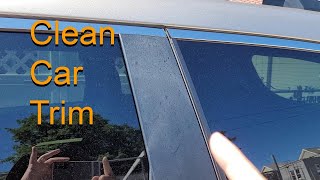 Super Clean/Restore Car Exterior Trim