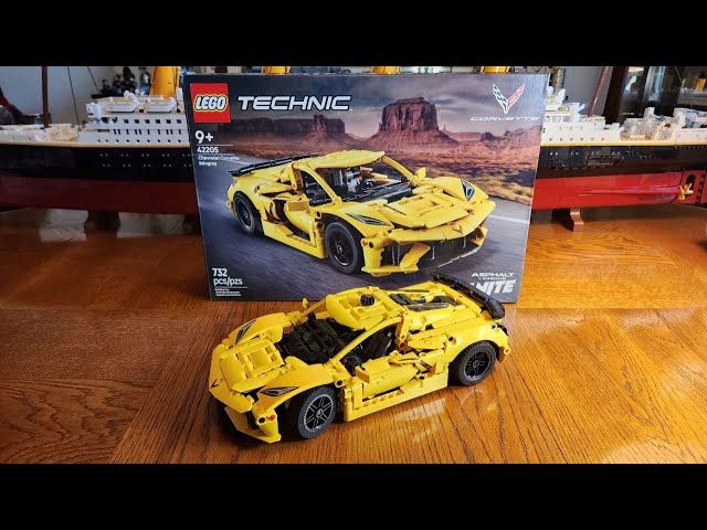 Lego Technic Chevrolet Corvette Stingray Set 42205 Build and