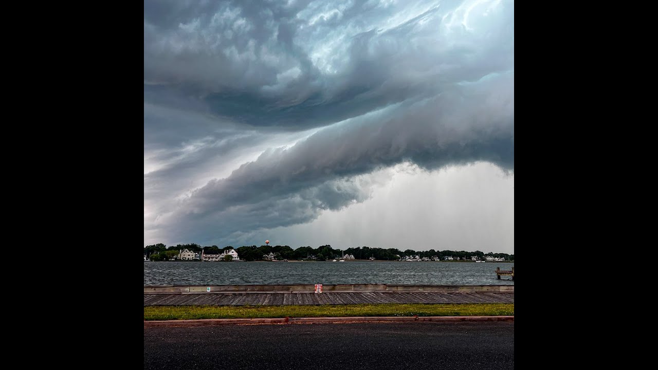 Severe storms roll through New Jersey - YouTube