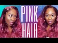 Pink Ombre Hair Tutorial With Leave Out