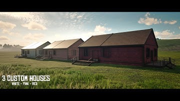 RedM PROPS - 3 colorful houses