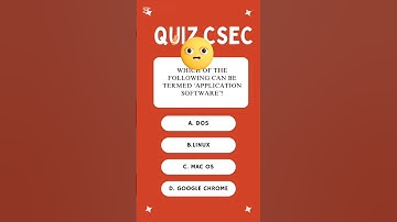 CSEC I.T PAPER 1 Quiz | PAST PAPER QUESTIONS to ACE YOUR EXAM