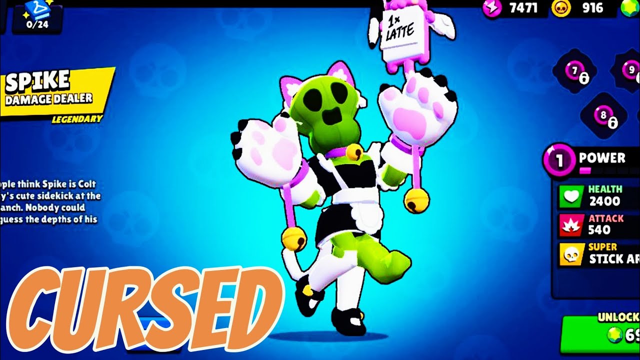 BRAWLERS with their different skin animation are CURSED🤯😍😘 Brawl Stars⭐