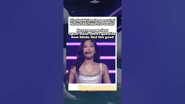 #blackpink #jennie goes viral for her horrible vocals according to kpop stans #kpopnews