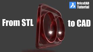 Famous Reverse Engineering a Complex Taillight from STL – BricsCAD Tutorial Profile