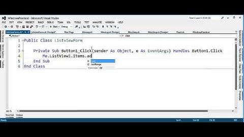 adding Columns in a Listview in vb  Net