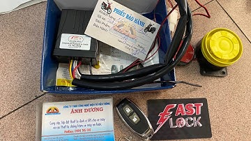 Gửi chống trộm FAST LOCK V2 lắp xe JUPITER chuẩn giắc cắm cho khách tự lắp đặt ngon lành