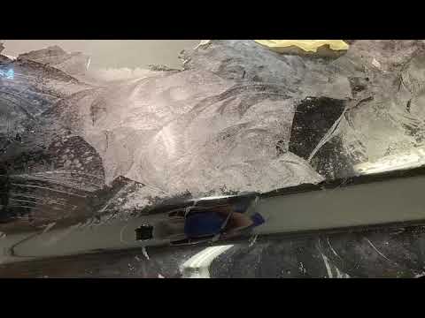 Снятие плёнки с капота. Как снять плёнку.