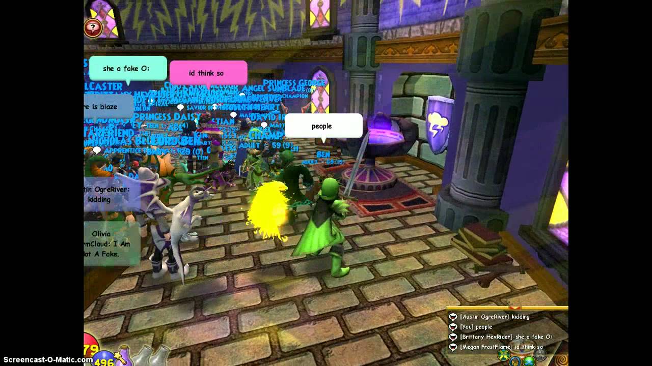 Wizard101 HUGE storm tower party- Olivia StormCloud??