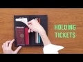 "CMYK" TRAVEL WALLET  |  B JIRUSHI YOSHIDA【HOW TO USE IT】