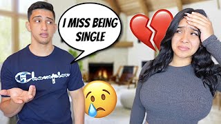 Telling My Girlfriend I Miss Being Single She Cried
