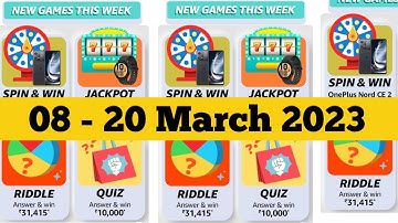 Amazon New Games This Week Quiz Answers Today I Amazon Quiz Today I