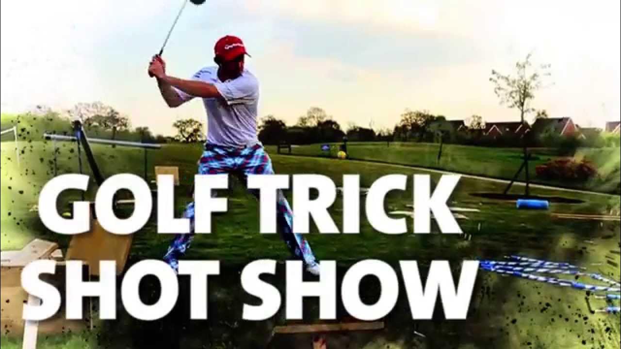 Pro Golf Trick Shot Show Tricky Rob 2015 YouTube