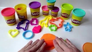 Лепим фигурки из пластилина Play-Doh