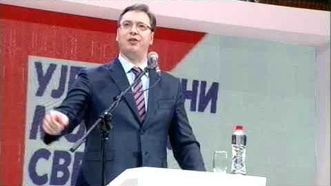 izjava vucic miting sns