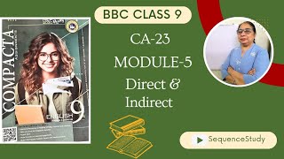 Class 9 bbc module-5|CA-23 Direct & indirect speech solved
