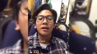 Live Instagram Iqbaal a.k.a Dilan, 27 Januari 2018