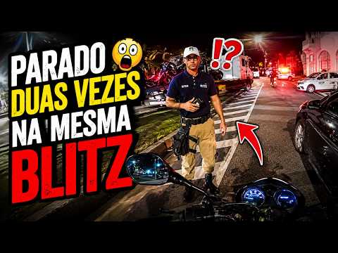 Fui parado duas vezes na mesma blitz: O que a polícia disse?