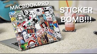 How to Stickerbomb a MacBook Pro in 2018 Using the BEST Stickers and Decals